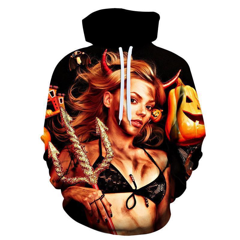 Printed Men's And Women's Casual Fashion Pullover